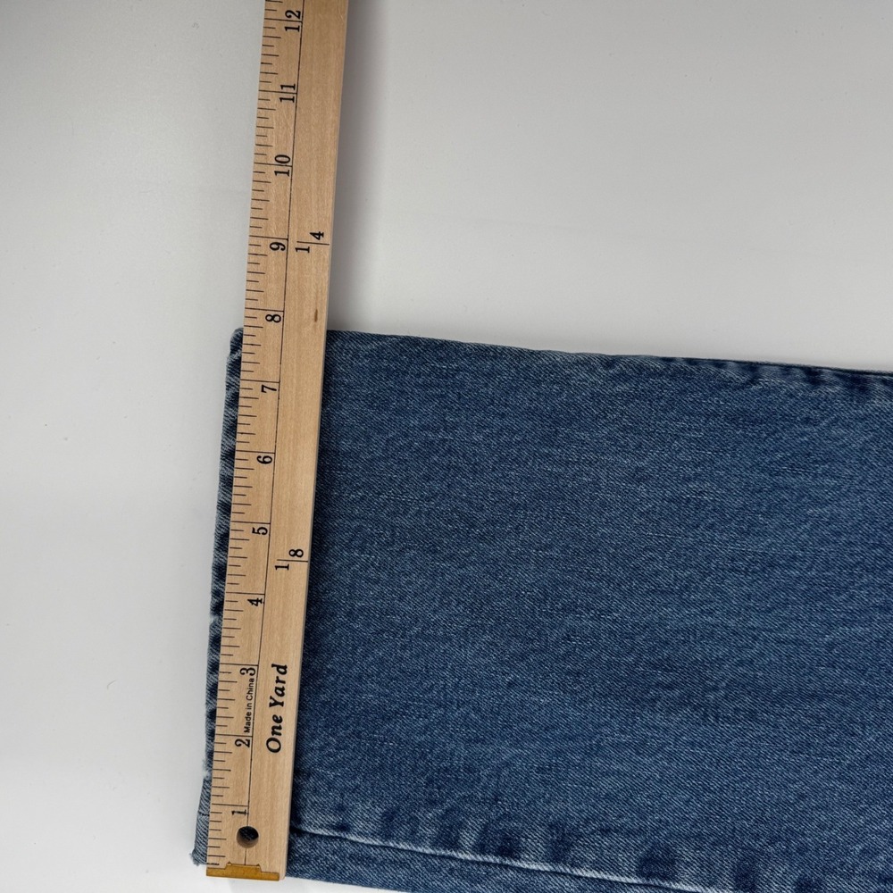 Levis 501 Original Fit Jeans Mens 30x30 (29x29) Blue Denim Button Fly Straight - Picture 9 of 16